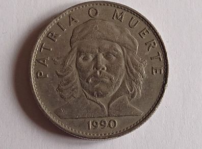 1990 Cuban Three/Tres Pesos Coin - Ernesto 'Che' Guevara - Cuba