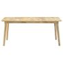 Dining Table 180x90x76 cm Solid Mango Wood Image 2