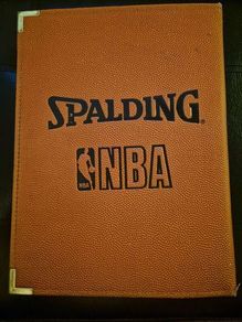 NBA Basketball Spalding file folder, basketball material