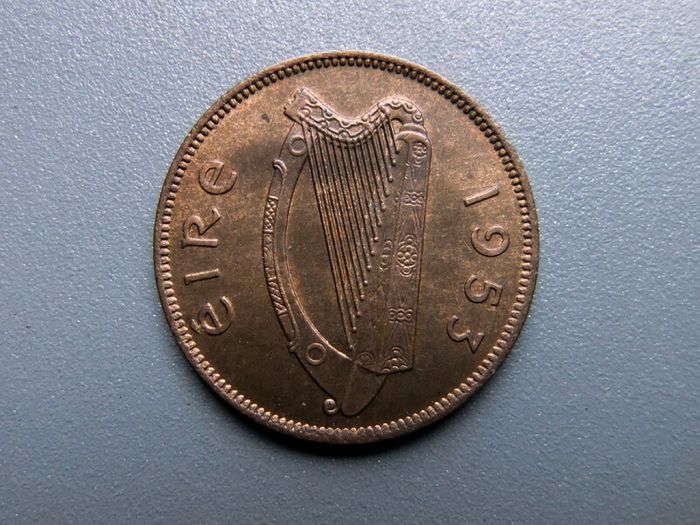 1953 Half Penny