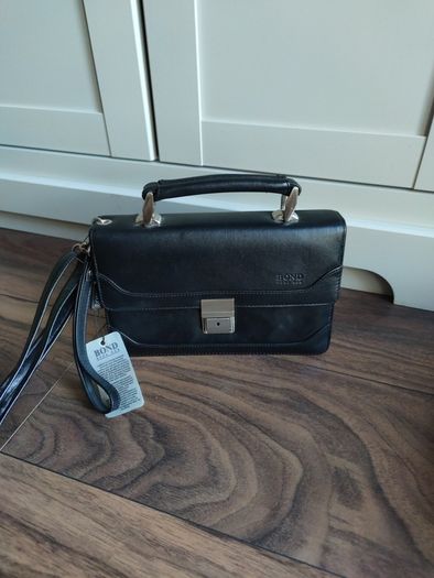 New leather men's bag