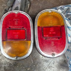 VW bus T1 T2 tail lights lenses left right NOS Hella 43239R7