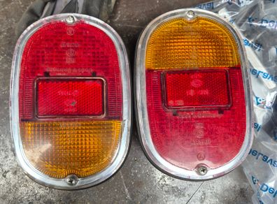 VW bus T1 T2 tail lights lenses left right NOS Hella 43239R7