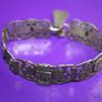 Vintage Turkish Silver Filigrane Depose Paris Souvenir Bracelet 8" Image 7