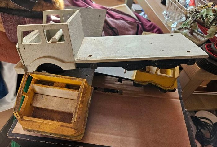 3 Handmade Wooden Trucks