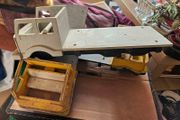 3 Handmade Wooden Trucks