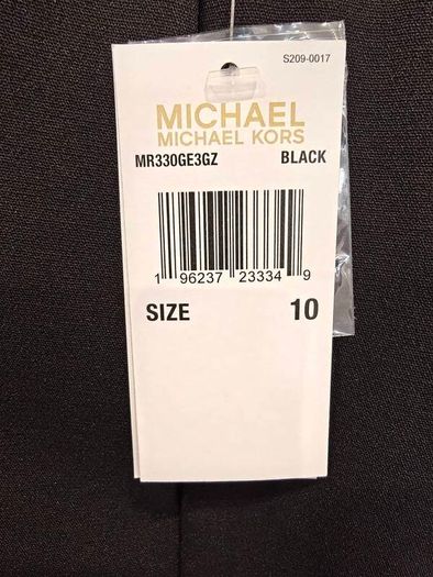 Michael Kors Woven Bootcut Pants - BLACK
