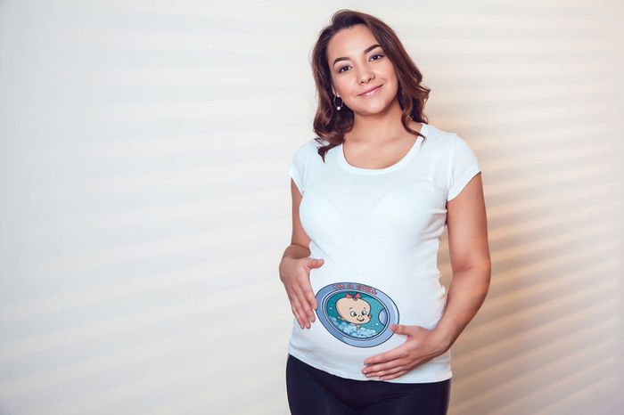 Wash machine baby girl boy T-shirt Tee Top Shirt for expecting new pregnant mom