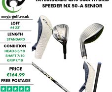 Taylormade Qi10 Max Hybrid / #4 23 Degree / Speeder NX 50-A Senior