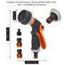 BRAND NEW Watering Multi-Function Car Wash High Pressure Durable Hand-Held Tool Hose Sprinkle 8 Adjustable Nozzle Garden Clean Image 2