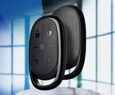 4-Key Wireless Electric Garage Remote Control 433MHz Copy Remote Self Copy Feature Battery Powered Access Control for Lane Gate