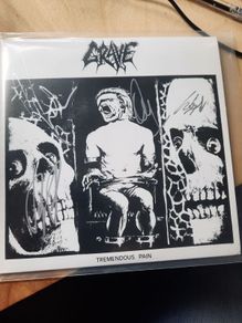 GRAVE: Tremendous Pain -7 inch (Autographed)