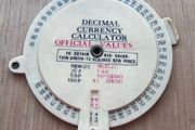 Vintage Decimal Currency Calculator