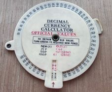 Vintage Decimal Currency Calculator