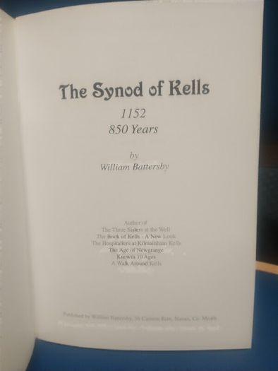 Synod of Kells - William Battersby