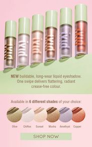 Pixi eye lift max liquid eyeshadows in sunset and chiffon new full size