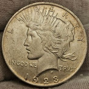 USA United States 1923 Silver Peace Dollar
