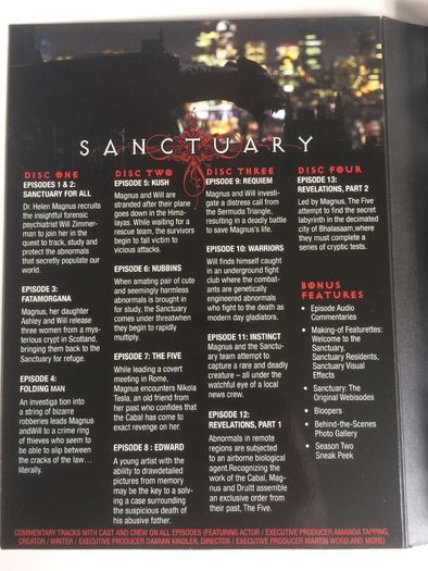 Sanctuary - Season 1 (2008-2009) [DVD TV Boxsets]