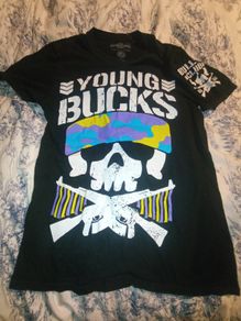 Young bucks wrestling t shirt size small