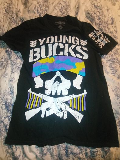 Young bucks wrestling t shirt size small