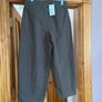Fab Zara Dark Brown Barrel Trousers  Size XL UK 14 Image 4