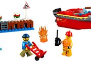 Lego City 60213: Dock Side Fire (2019) 100% Complete (NO BOX)