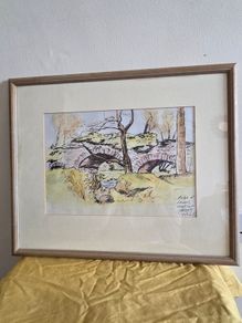 "Bridge at Laragh" Watercolour by Michael Walsh - Signed and dated