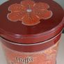 Mid Century Tea Coffee Sugar Flour Cannisters Image 3