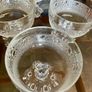 Vintage Masserini Barocco Footed Glass Bowl Coupe Goblet Made in Italy 1960s 1970s Image 10