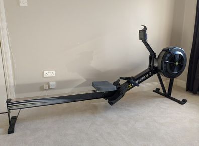 Concept 2 rowing machine