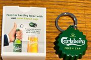 Carlsberg beer Bottle Opener keyring