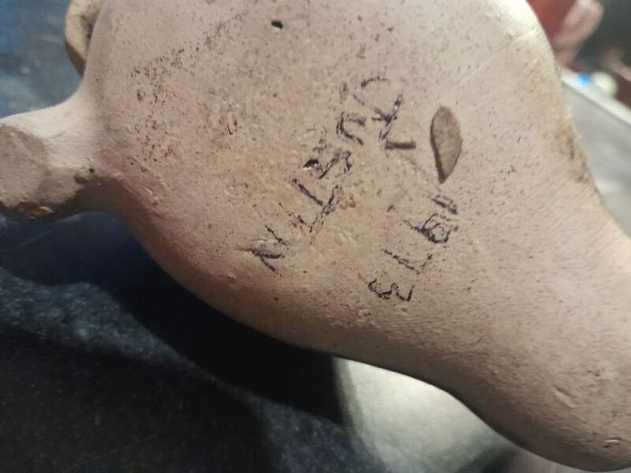1973 pottery dog
