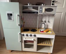 wooden play kitchen
