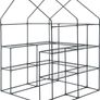 _Bathroom Cabinet, Wall Cupboard, Mirror with Shelf, Wooden Makeup Cabinet Image 4