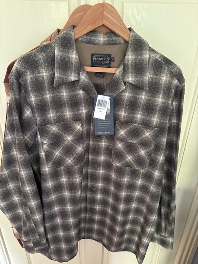 Two Pendleton Wool Board Shirts - labels attached never worn