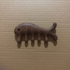 Wooden message comb