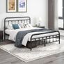 King Size Bed Frame with Headboard and Footboard/Under Bed Storage Image 8