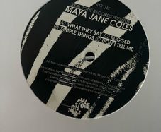 2010 Maya jane coles - what they say 12" vinyl