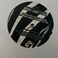 2010 Maya jane coles - what they say 12" vinyl