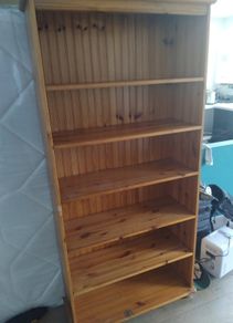 pine bookcase