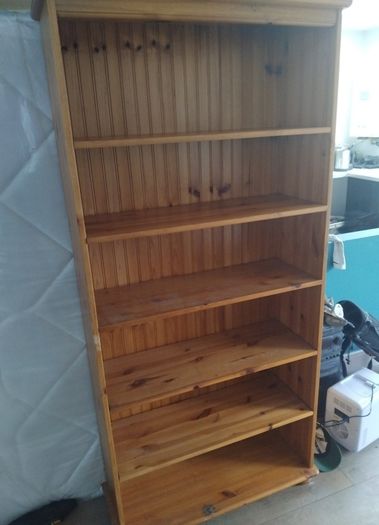 pine bookcase