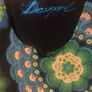 Desigual black long sleeve floral glitter dress size XL UK16 EU44 Perfect condition Postage included Image 2