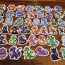 50pcs Dragon Stickers Decals Image 2