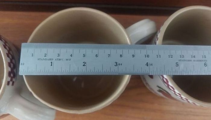 Nicholas Mosse Apple Pattern Large Mugs, Priced Individually, Three Available