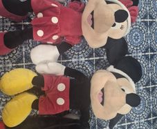 large teddies mickey and minnie mouse