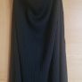 Long Black  pencil skirt with stretch  size large Image 3