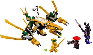 Lego Ninjago 70666: The Golden Dragon (2019) 100% Complete (NO BOX)