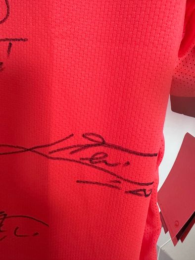 Genuine Barcelona FC Nike Jersey Signed