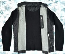 Luxury Leisurewear Zip-up cardigan Zegna Sport Men's Black Sweatshirt