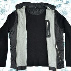 Luxury Leisurewear Zip-up cardigan Zegna Sport Men's Black Sweatshirt